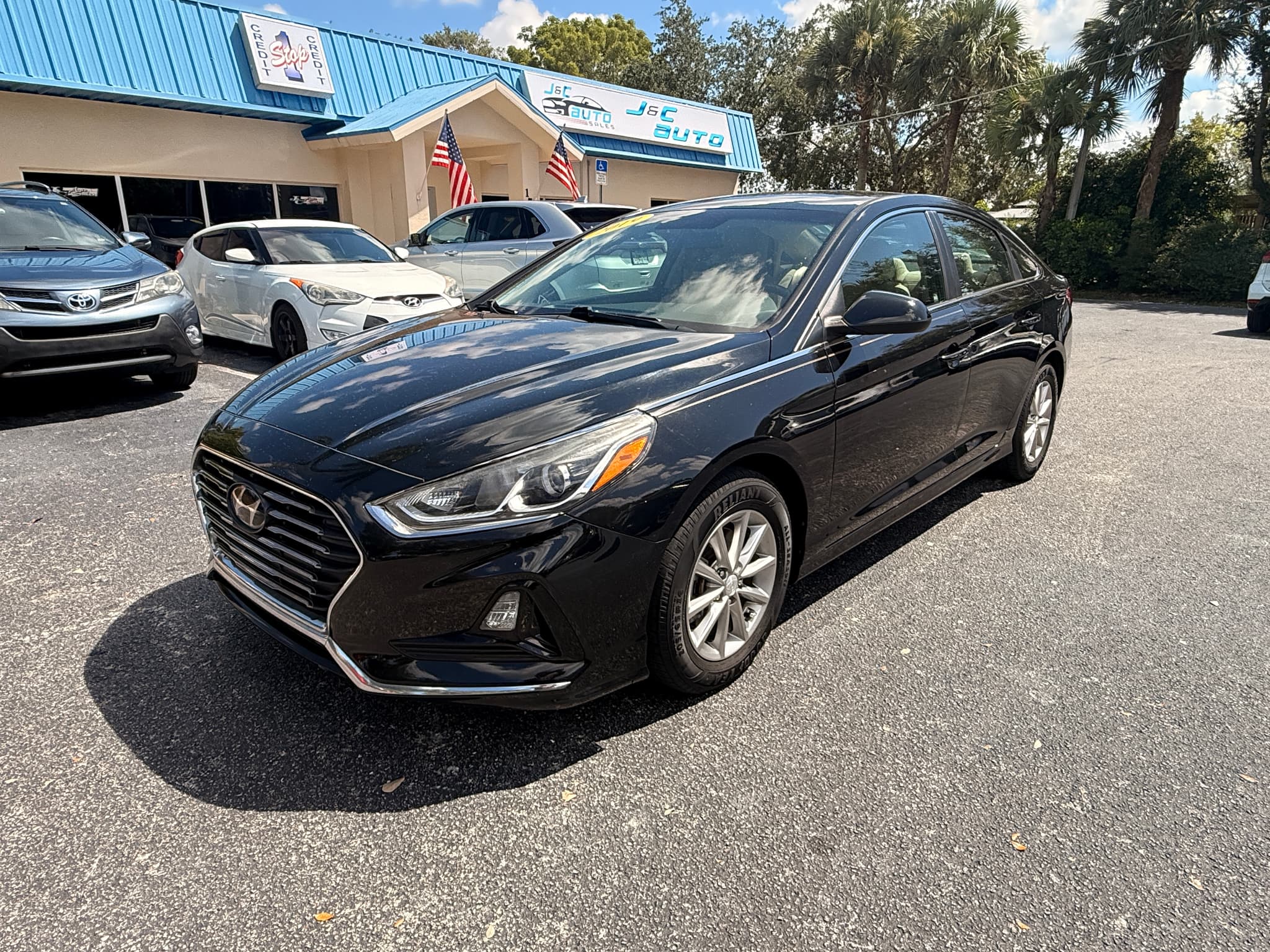 Black 2019 Hyundai Sonata SE for sale in Naples, FL (1/16)