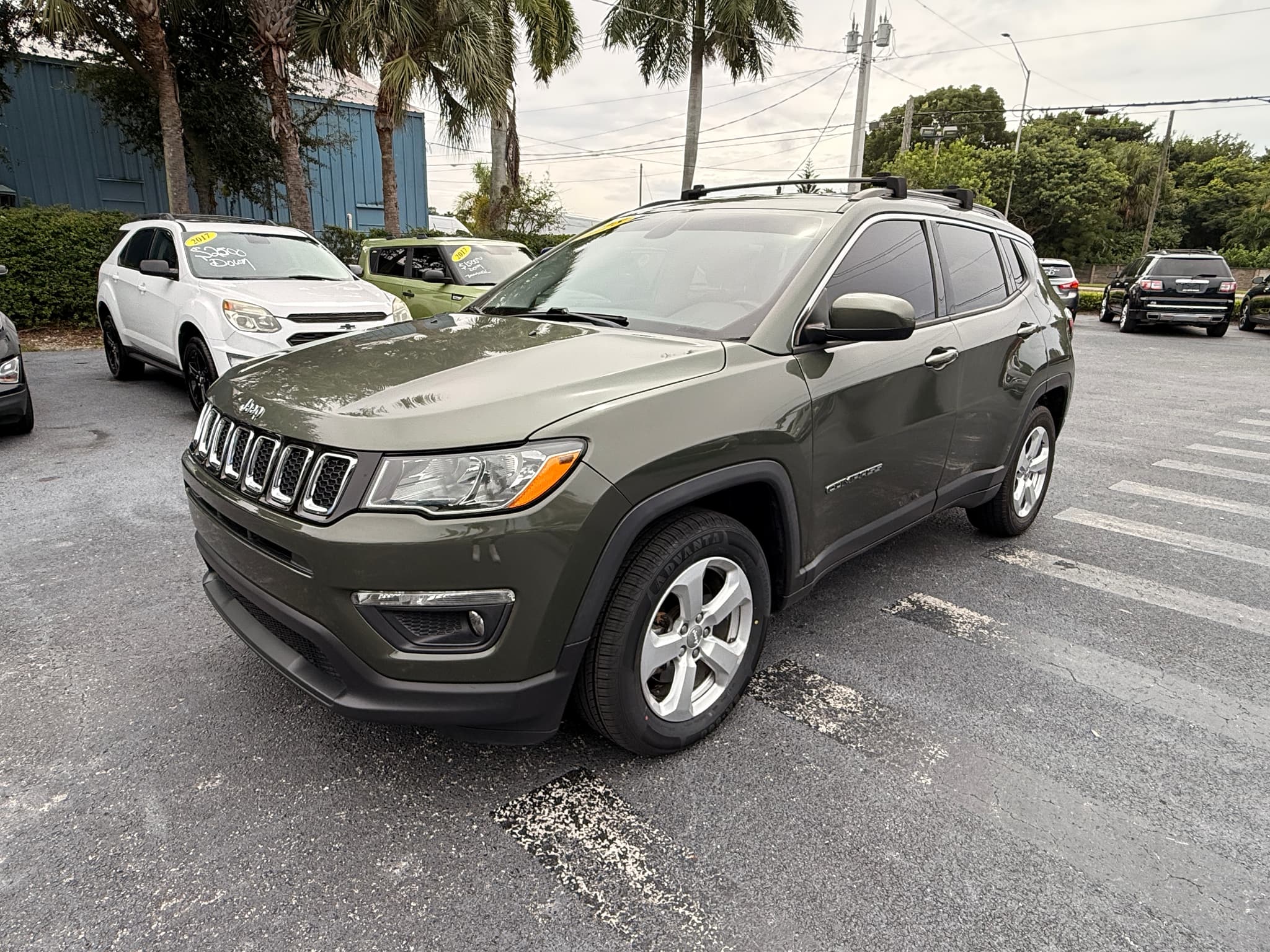 Green 2018 Jeep Compass Longitude, North, Latitude for sale in Naples, FL (1/15)