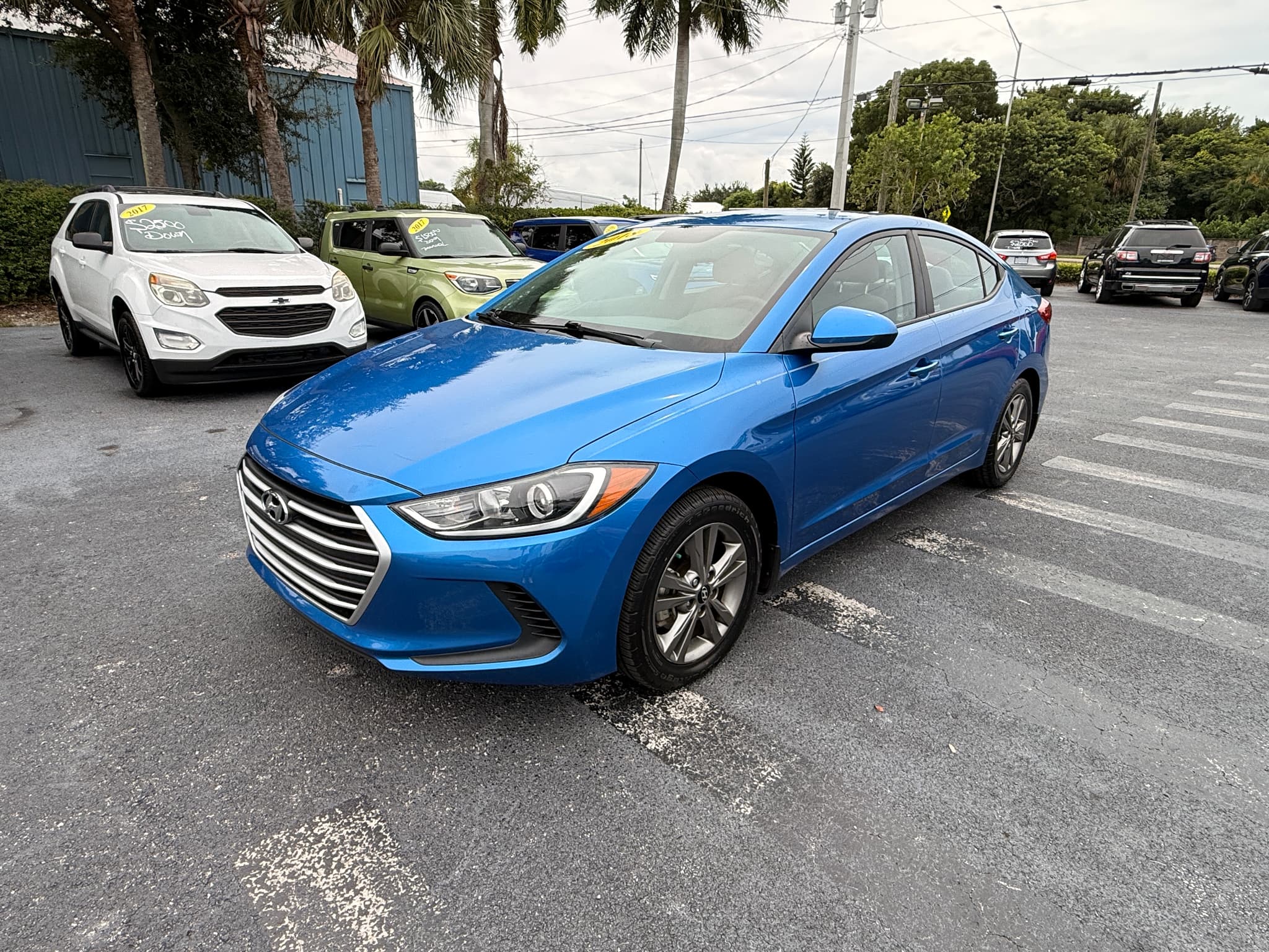 Blue 2018 Hyundai Elantra SEL / Value Edition / Limited for sale in Naples, FL (1/16)