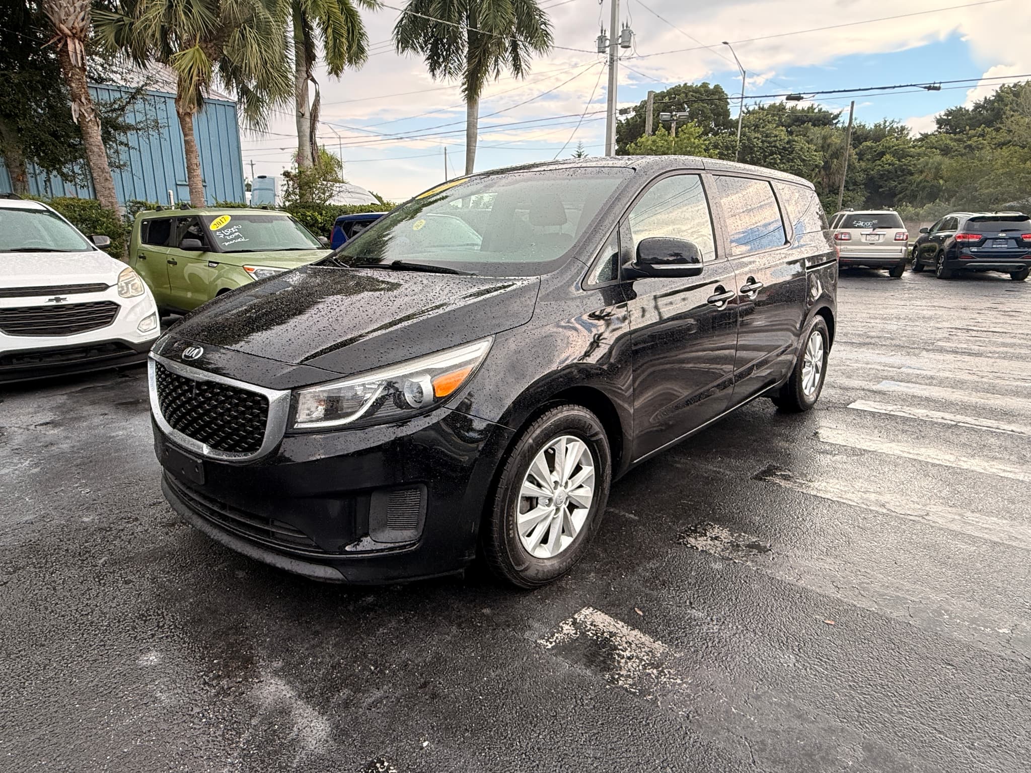 Black 2017 Kia Sedona LX for sale in Naples, FL (1/19)