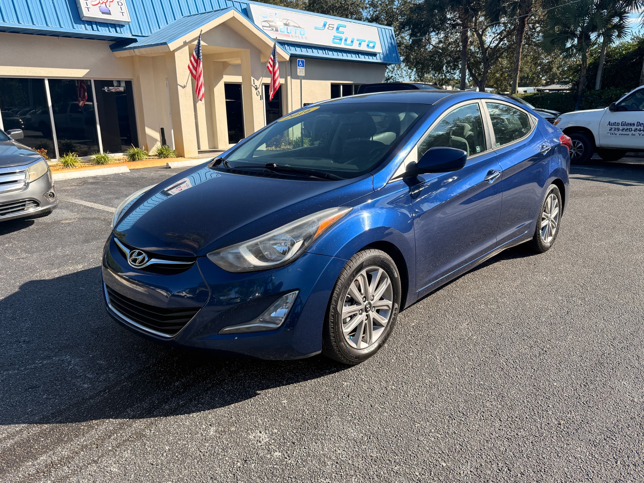 Blue 2016 Hyundai Elantra SE / Value Edition/ Limited for sale in Naples, FL (1/15)