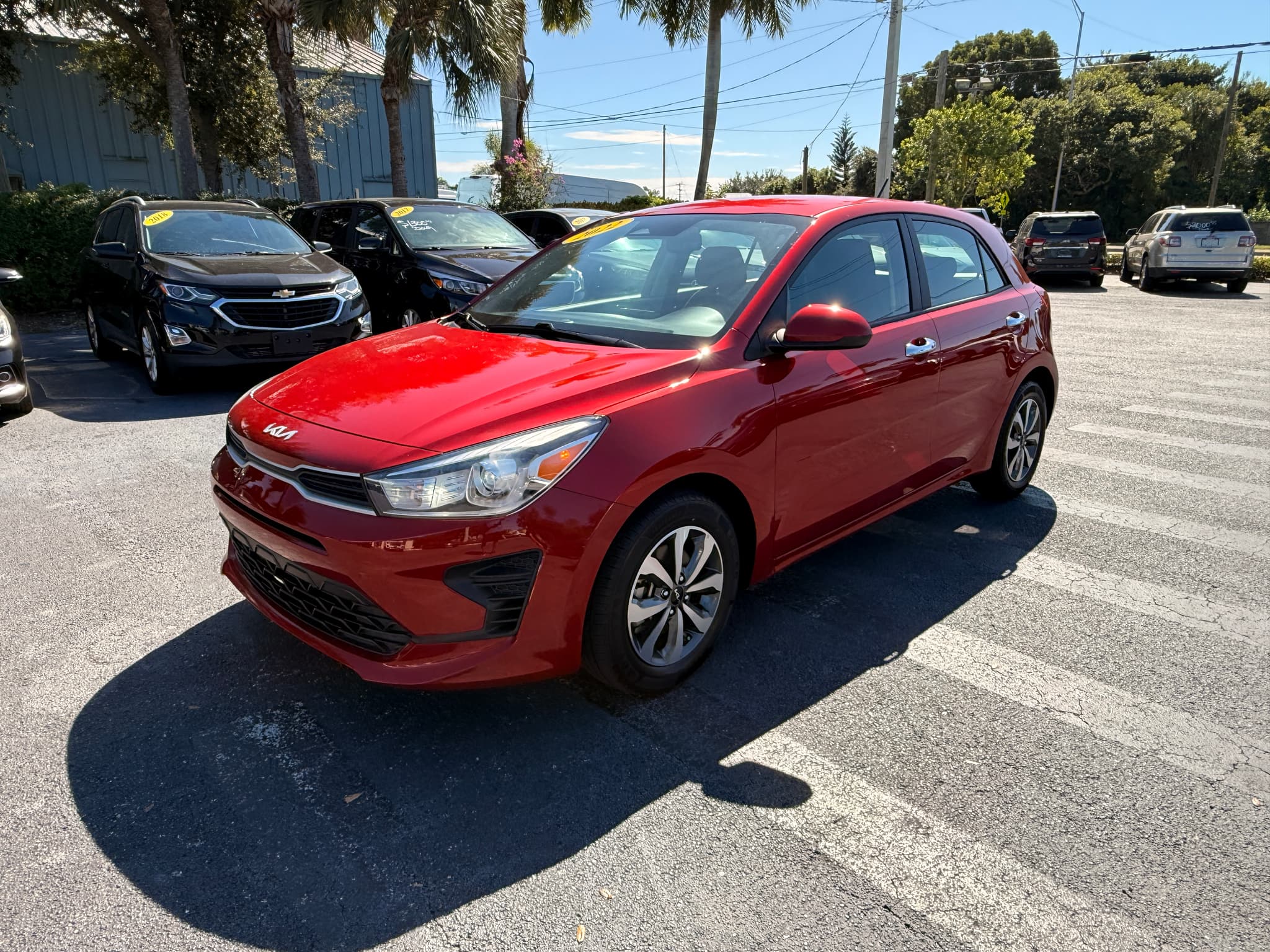 Red 2022 Kia Rio LX, S for sale in Naples, FL (1/16)